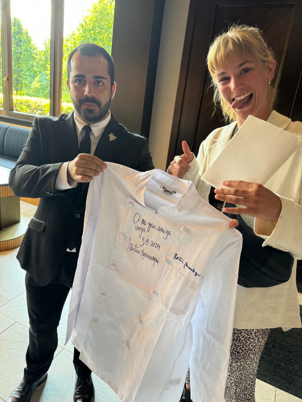 Vega Fenske im 3-Sterne-Restaurant Martín Berasategui im Baskenland