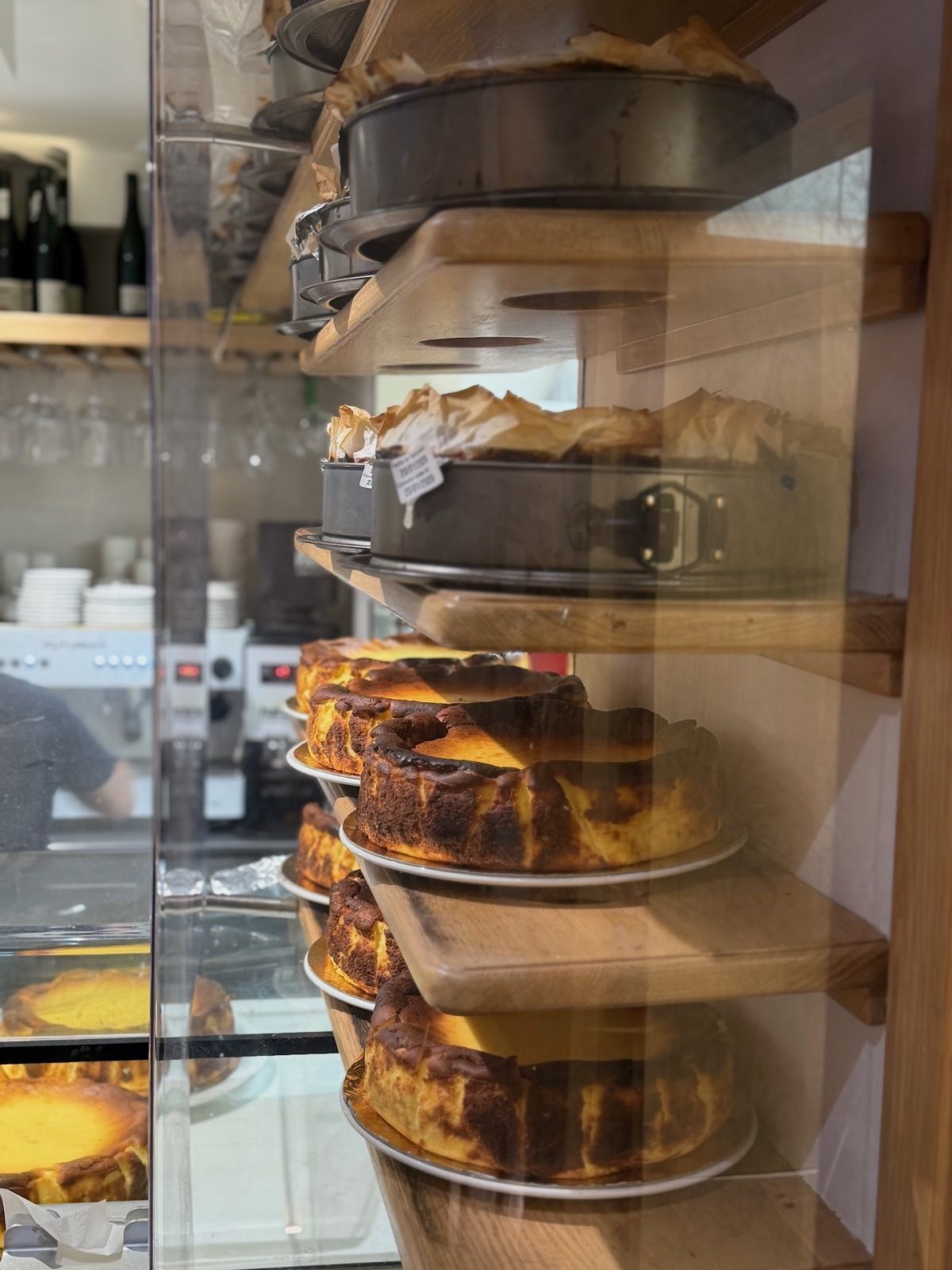 Käsekuchen La Viña in der Altstadt Donostia-San Sebastián