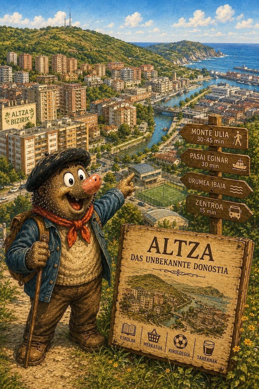 Altza San Sebastian – Authentisches Wohnviertel im oestlichen Donostia